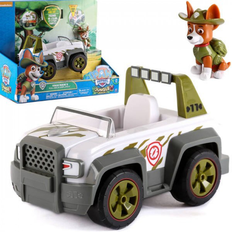 PAW PATROL Tracker + veľké jeep autíčko